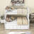 Geesa Twin Over Full Bunk Bed with Built-In Ladder , Trundle Bed Included-219923154