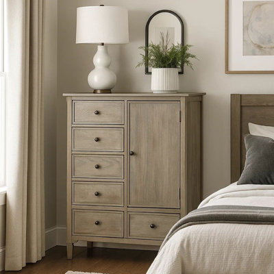 Wayland Solid Wood Accent Cabinet