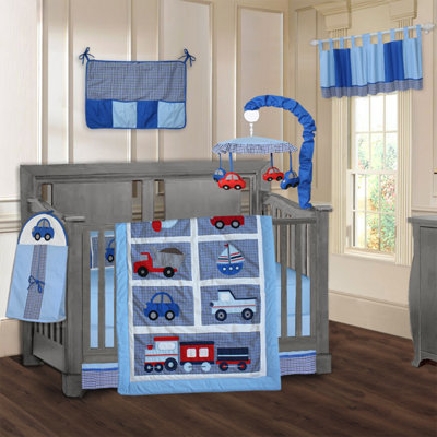 Knuth 9 - Piece Crib Bedding Set