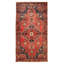 Tapis rouge unique fait à la main 3 pi 7 po x 7 pi 1 po Andelz