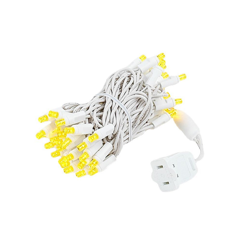 Guirlande lumineuse 50 lumières, Jaune