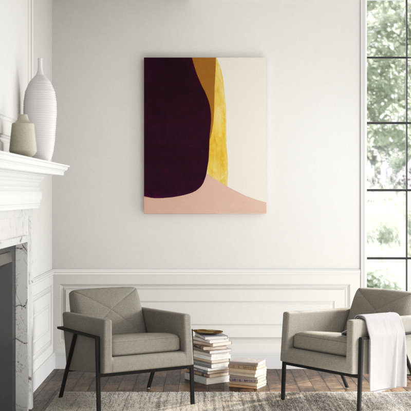 Gold Rising II Print by Bobby Berk, 38" H x 30" W x 1.5" D, Image Brush Gel