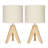 Fidel Solid Wood Tripod Table Lamp-1815199394