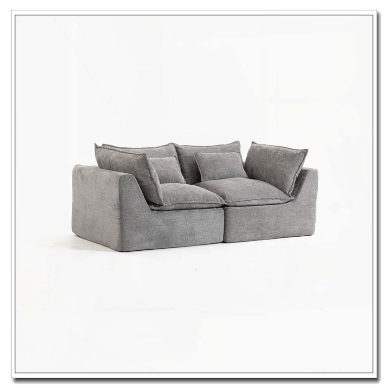 Canapé modulaire surdimensionné Cloud Couch, Gris antique + 2 sièges