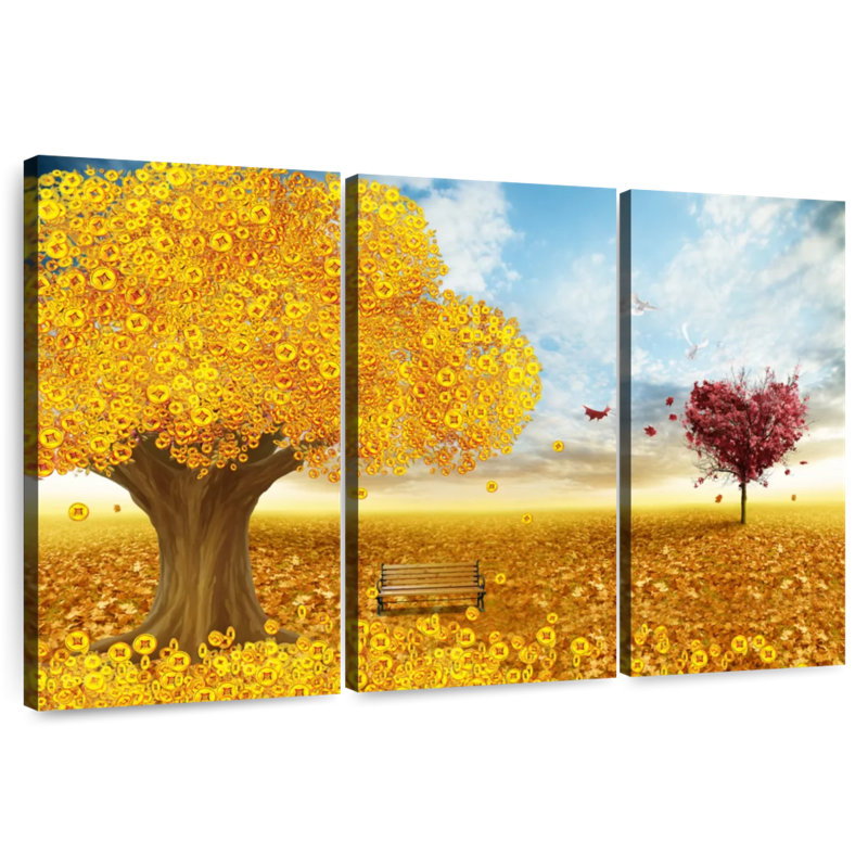 Kelan Money Tree, 24" H x 38" W