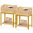 Haefner End Table Set with Storage