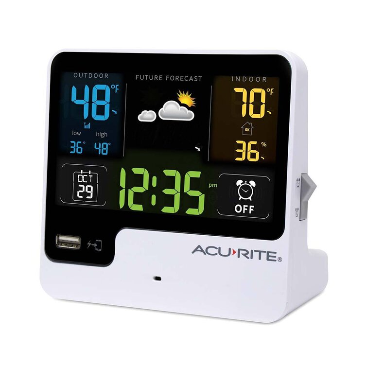 AcuRite Digital Weather Station with Wireless Charging Pad & Alarm