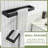 Premium Towel Bar, 304 Stainless Steel Wall-Mounted Towel Rack With Long Support Rod And Hidden Mounting Screws-112410271