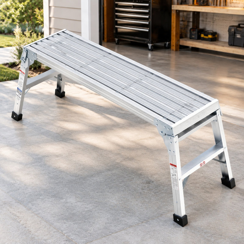 Nobel - Step Steel Lightweight Folding Library Ladder