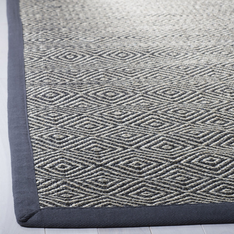 Tapis géométrique en sisal Freels, Rectangle 4 pi x 6 pi