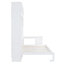 Grand lit escamotable avec bureau et grands cabinets - Conception de rangement peu encombrante