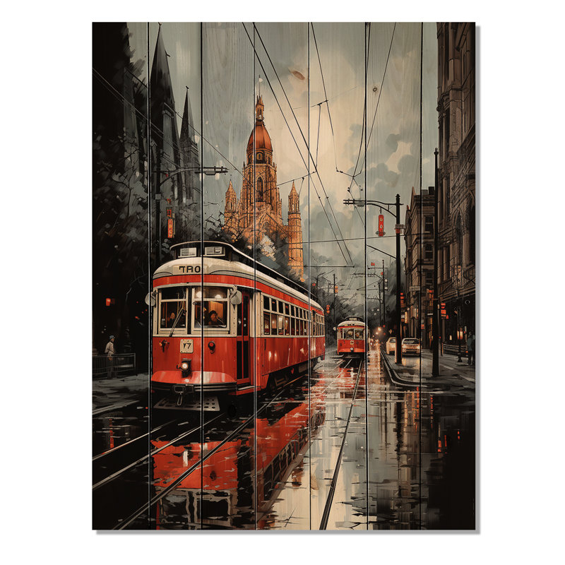 Toronto Urban Contrast I sur bois, H 40 po x l 30 po x P 0,78 po