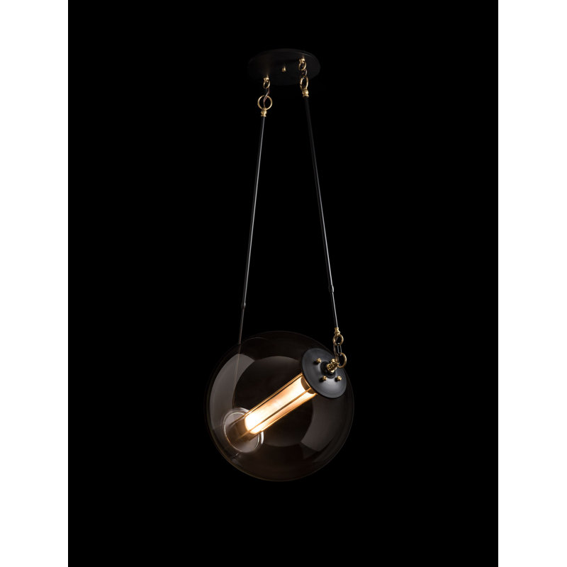 Otto 2 - Light Unique Globe Chandelier, Stainless Steel Mesh, 48.8" H x 28.4" W x 20" D