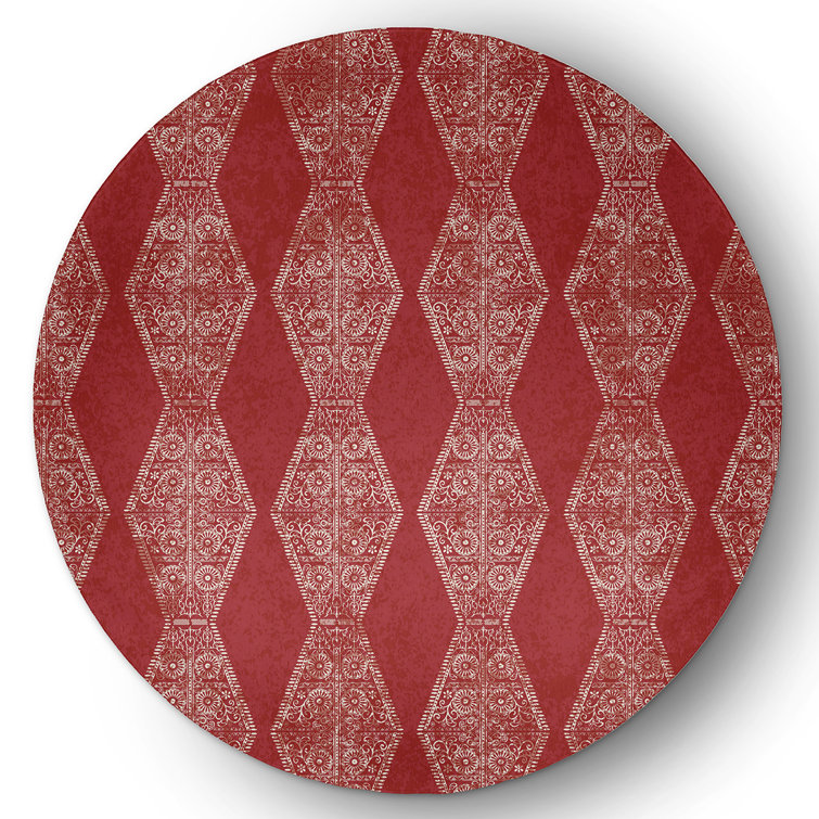 Chenille Geometric Indoor Rug