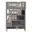 Twin-Over-Twin Bunk Bed with Storage and Guard Rail-363659823