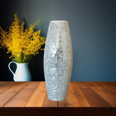 40 Cm Crackle Flowers Vase Tabletop Vases For Home Decorations