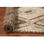 Tapis indien à motif géométrique 2x3