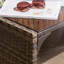 Blythdale 165 cm W L-Shaped Wicker Patio Corner Sofa with Cushions