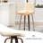 Mariea Swivel Upholstered Counter Stool-898075349-898075347