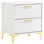 2-Drawer Rectangular Nightstand