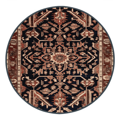 Tapis brun lavable à la machine