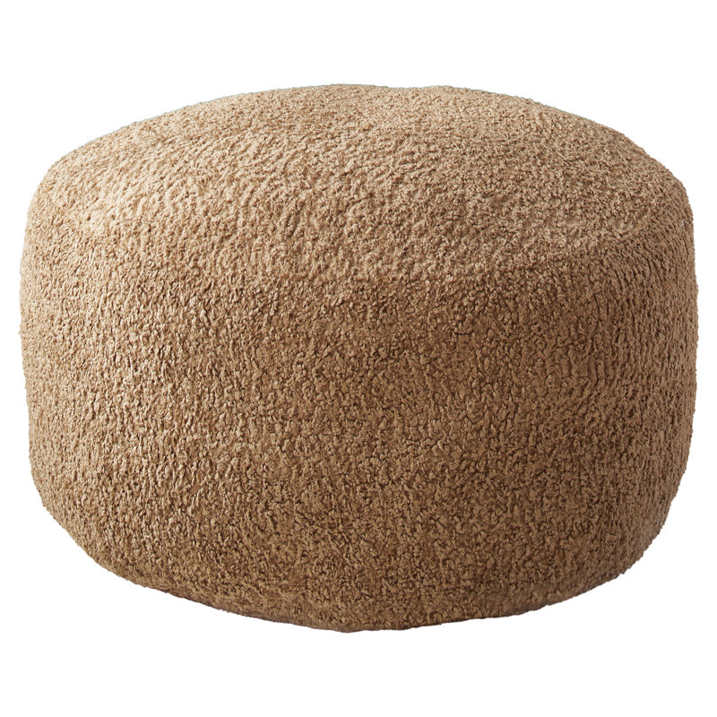 Repose-pieds rembourré Panaghia, Taupe Zazzle