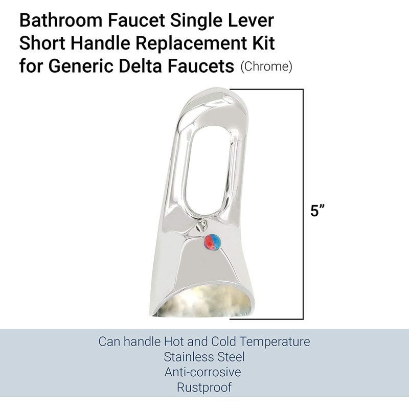Bathroom Single Lever Short Faucet Handle