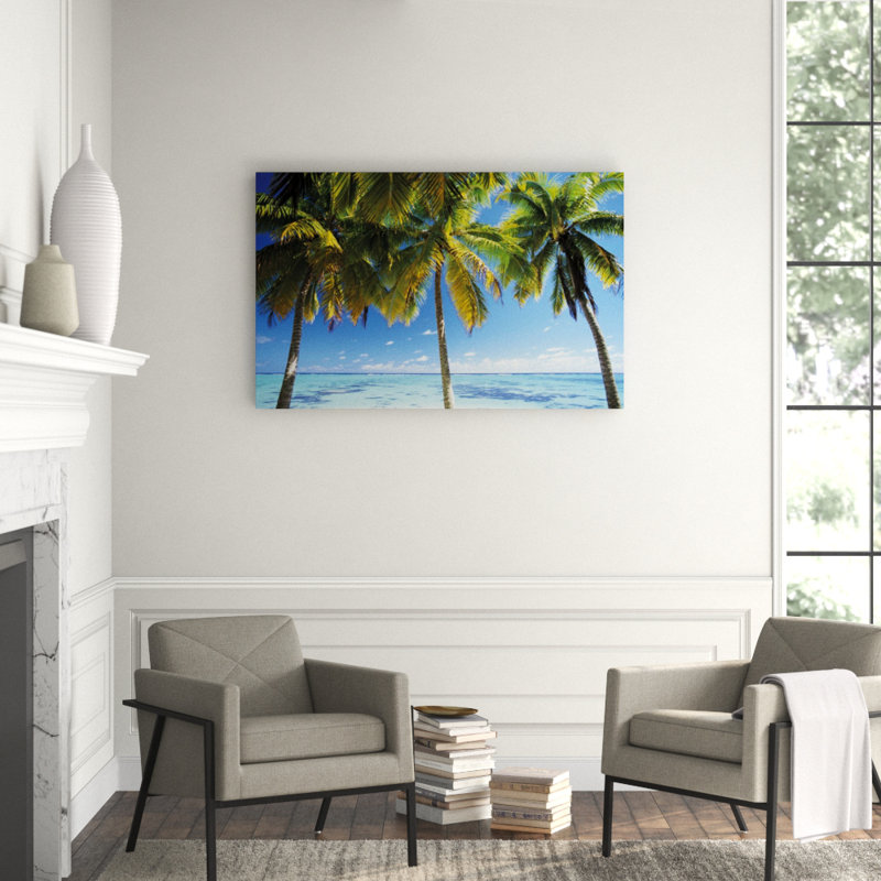 Raratonga I Print by Peter Adams, Image Brush Gel, 24" H x 37" W x 1.5" D