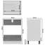Oven Cabinet 60X46x81.5 Cm-531269818