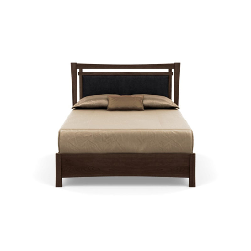 Monterey Upholstered Storage Bed, Onyx, Full, Smoke Cherry