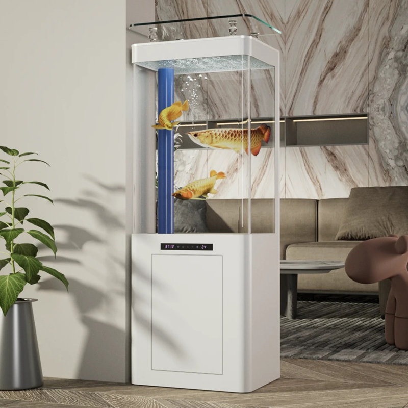Aquarium 45-52 gallons, 52 gallons (H 66,14 po x l 19,69 po x P 15,75 po), Blanc