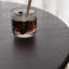 Table ronde en bois massif rétro simple et durable-824417283