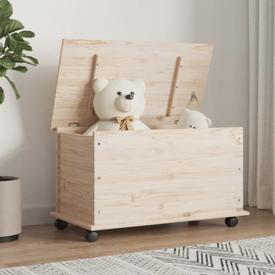 Levonne vidaXL Storage Chest with Wheels, ALTA Range, 28.7''x15.6''x17.3''