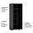 74.3" Tall Storage Cabinet with Broom Closet & 5-Tier Shelves, Freestanding Utility Cupboard for Pantry, Laundry, or Garage, Adjustable Shelving & Leveling Feet, Black Finish-834526361