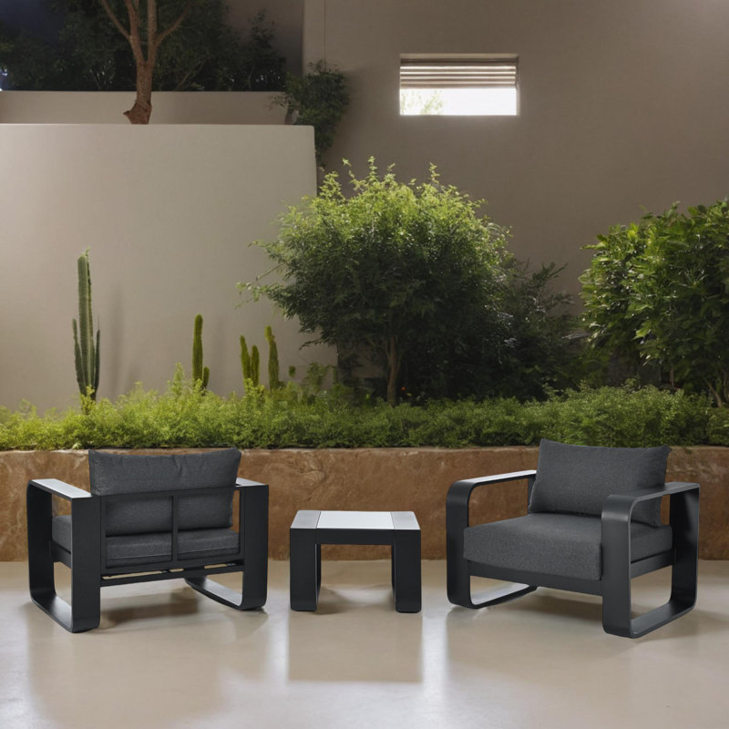 Ensemble de conversation pour patio 3 pièces