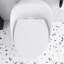Toilette à œuf simple 1 pièce 26 pouces 1,28 GPF en blanc
