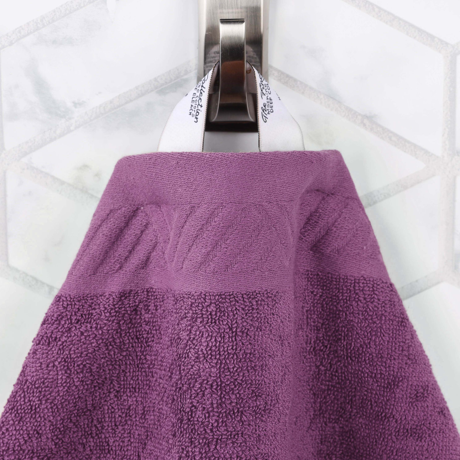 Olender 3-Piece Egyptian Cotton Towel Set, Majestic Purple