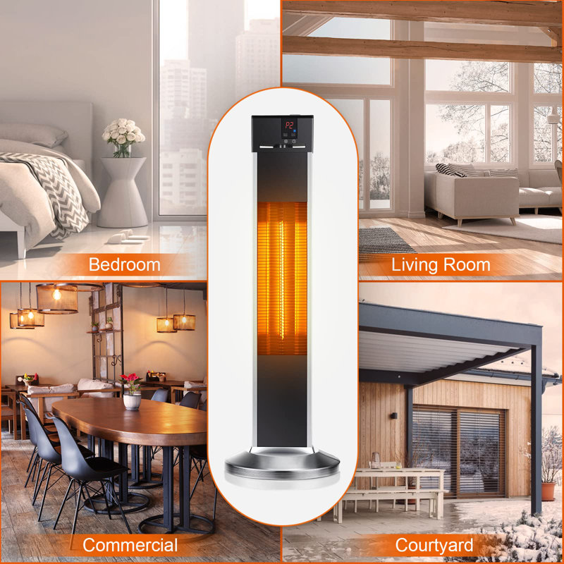 Chauffe-terrasse extérieur électrique infrarouge Airo Comfort - 500/1000 / 1500W avec télécommande