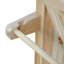 Îlot de cuisine extérieur, chariot à roulettes et armoire de rangement avec plateau en acier inoxydable et fabrication en bois de cèdre-514110797