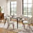 Davia Mid-Century Modern 19"H Upholstered Dining Chair with Solid Wood Leg-936040980-936040983