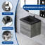Meuble-lavabo mural mural flottant simple gris-832527687