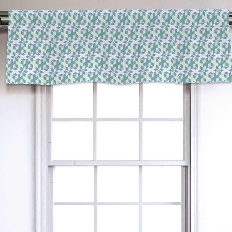 Sateen Ruffled Window Valance