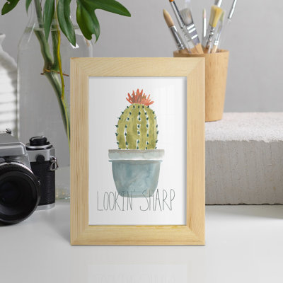 Sedona Punny Plant II encadrée sur papier