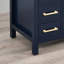 Meuble-lavabo simple 48 po avec plateau en pierre reconstituée Chardell-286926992