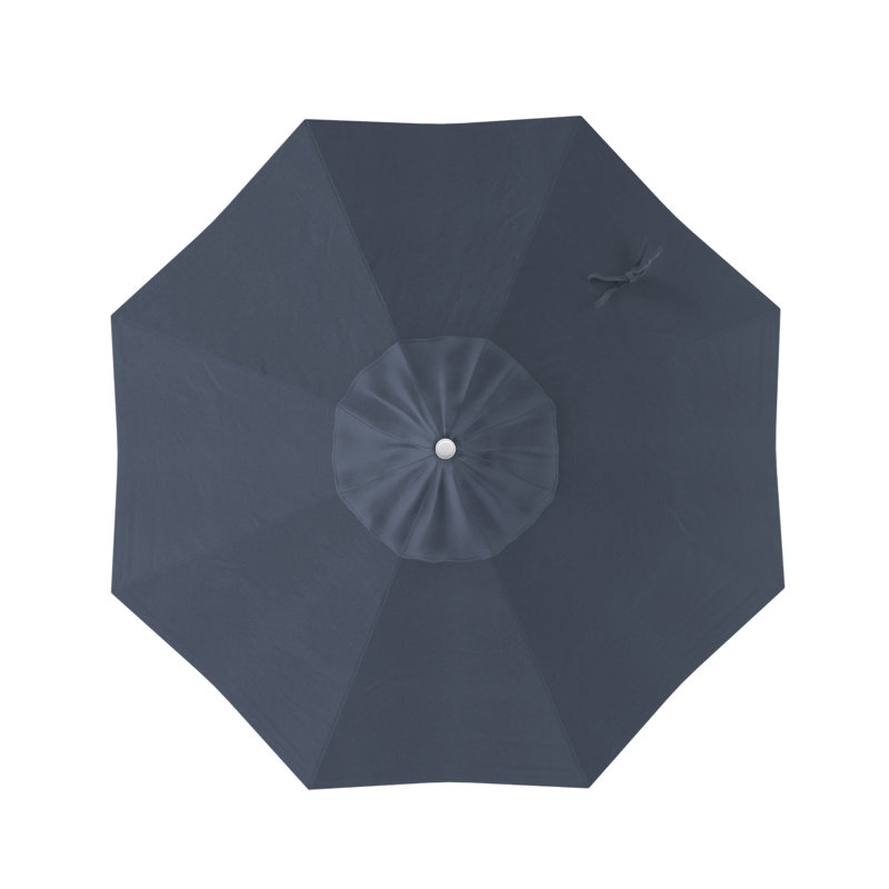 Parasol de marché 9 pi, Toile performance saphir