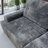 Simple And Stylish Inline Three-Seater Grey Compression SofaReception Sets
