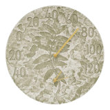 Sumac Indoor/Outdoor Wall Clock and Thermometer