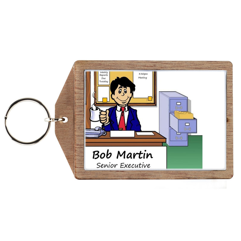 Bureau personnalisé - Porte-clés mâle