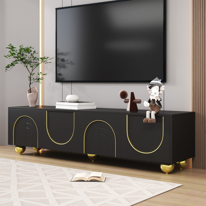 TV Stand for TVs up to 65", Black