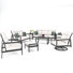 Chesler 7 Person Seating Group With Sunbrella Cushions